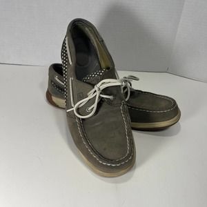 Sperry Top-Siders‎ Gray Boat Shoes - Size 9.5
